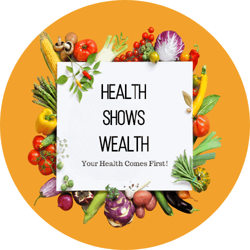 Health shows Wealth Logo Circular